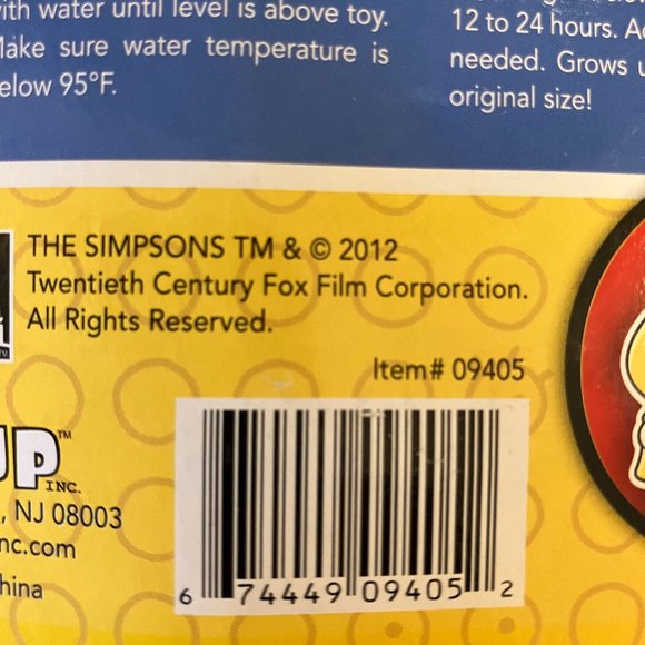 The Simpsons - Homer Grow Toy - Picture 4 of 7